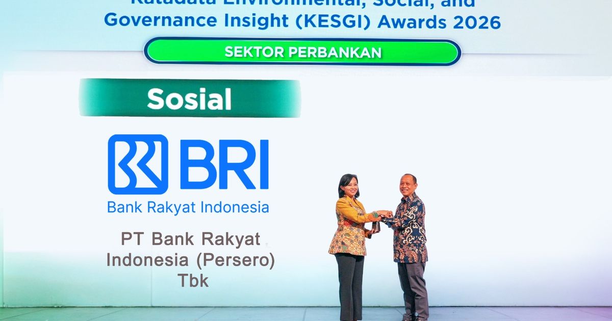 Dari Inklusi ke Pemberdayaan, Kinerja Sosial BRI Raih ESG Insight Award 2026